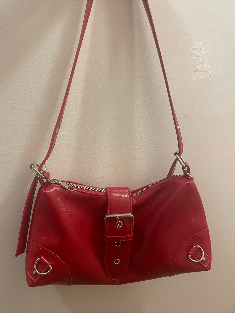 Red Women's Shoulder Bag by